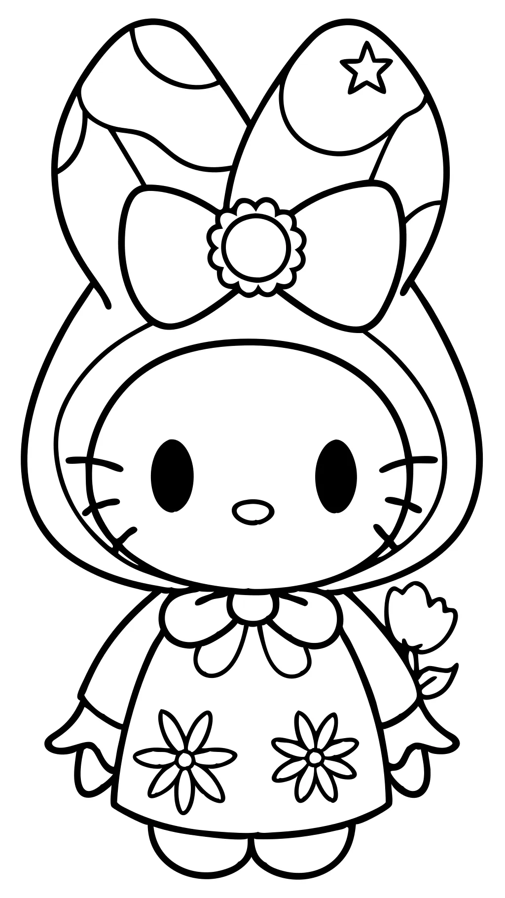 my melody coloring pages printable